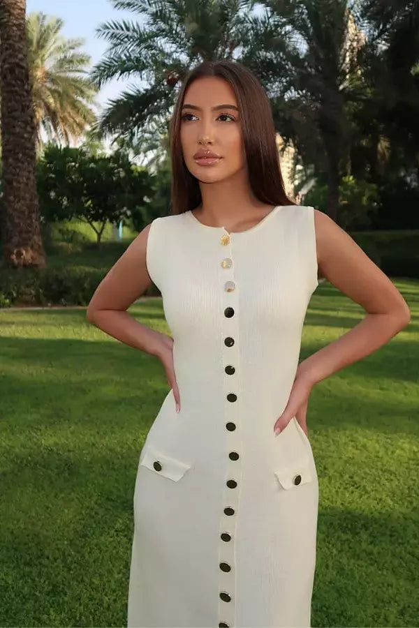 Fiorella Midi Elbise