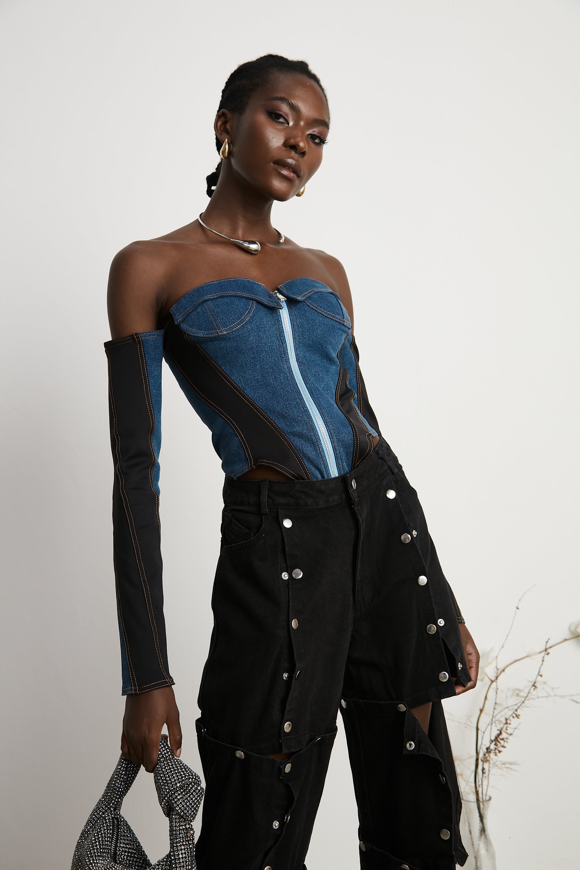 Melina Korse Denim Body