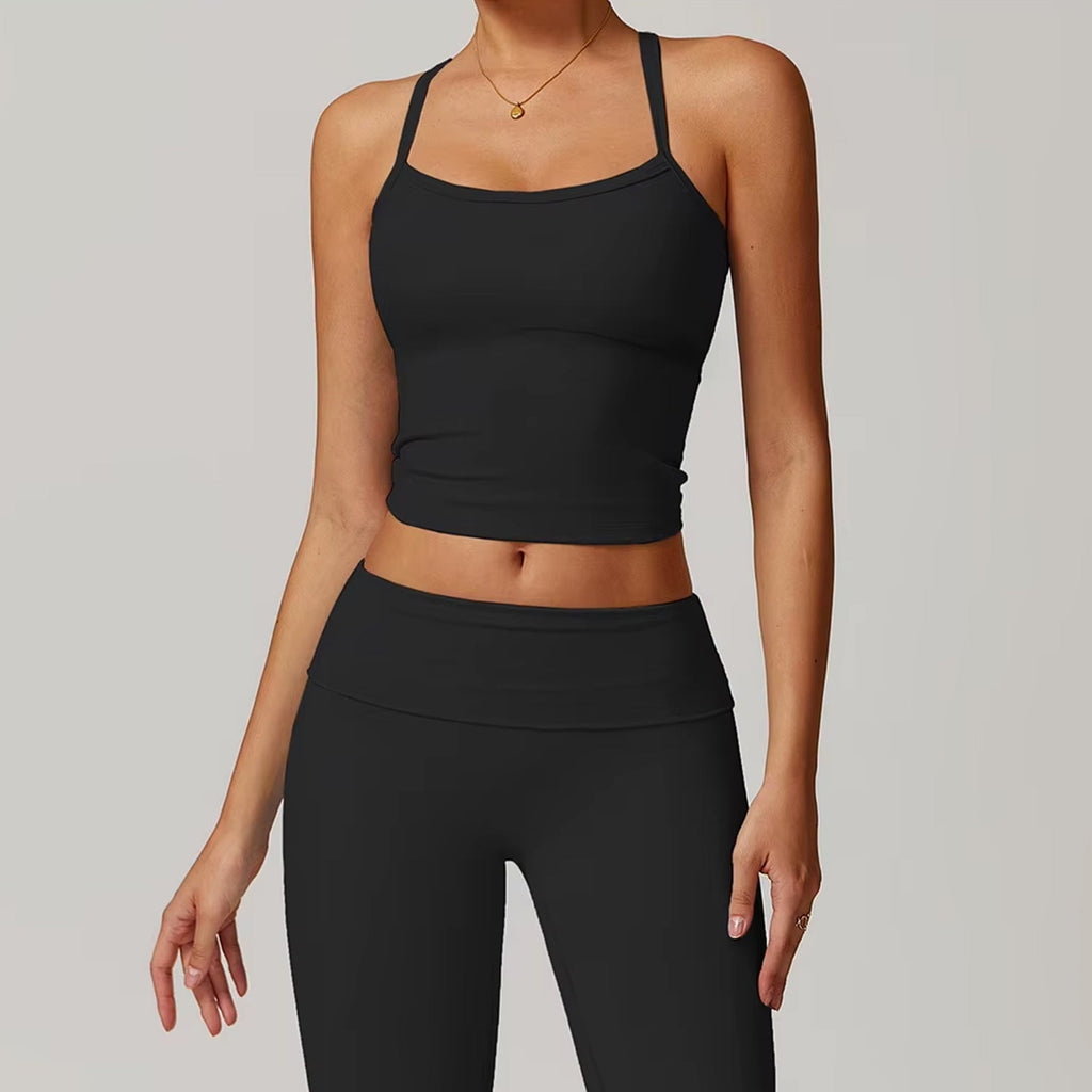 Sırt Detaylı İnce Askılı Tank Top