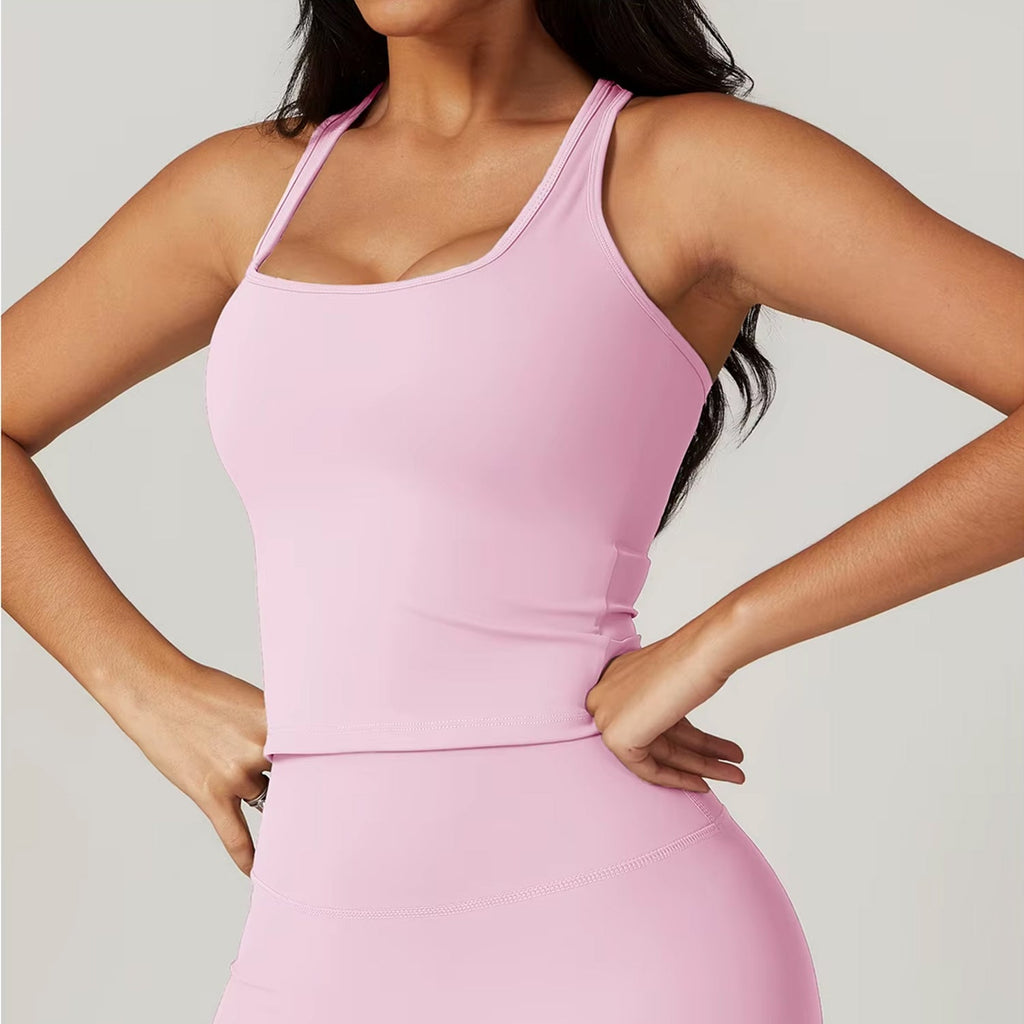 Askılı Sırt Detaylı Tank Top
