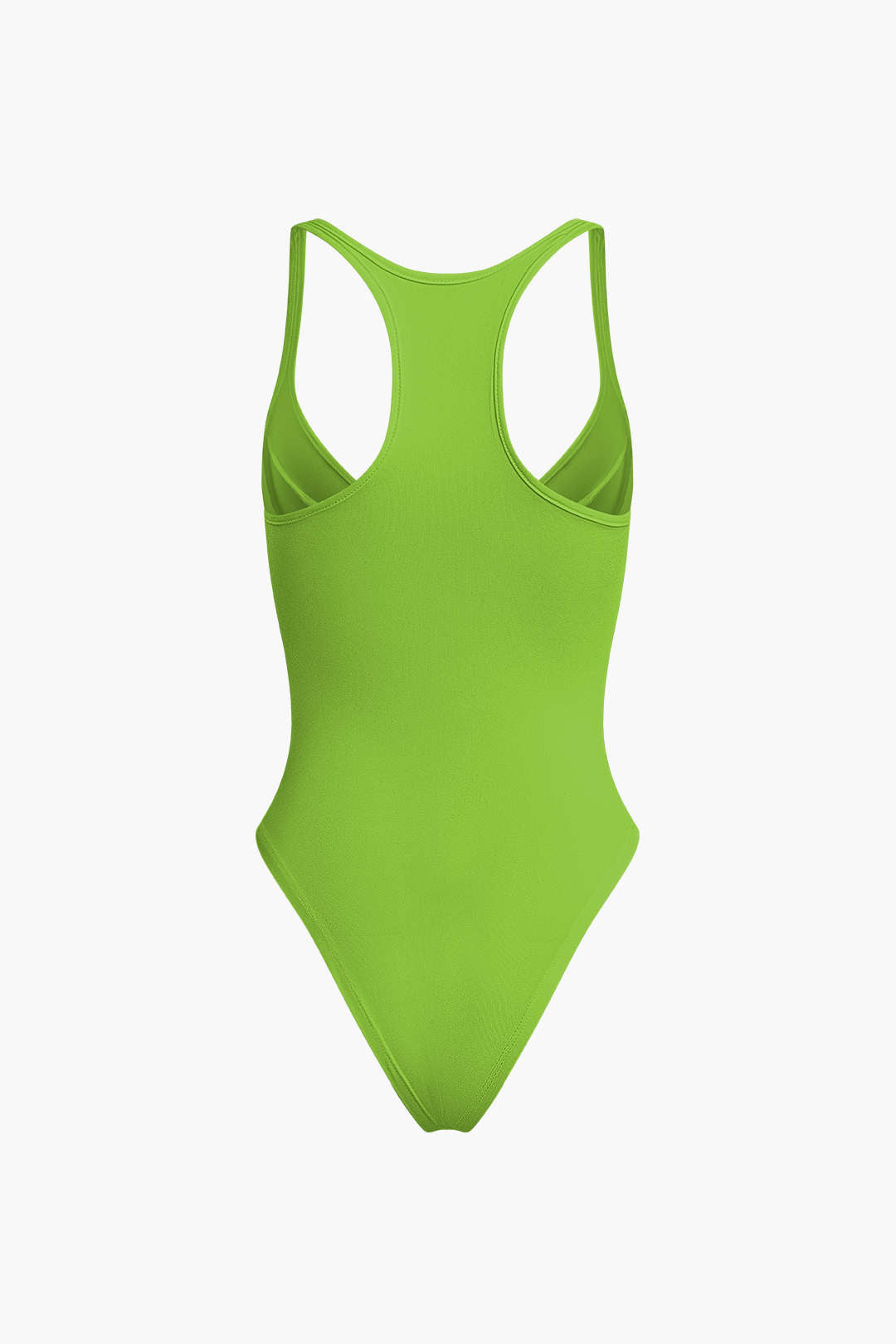 Düz Renk Derin V Yaka Bustiyer Bodysuit