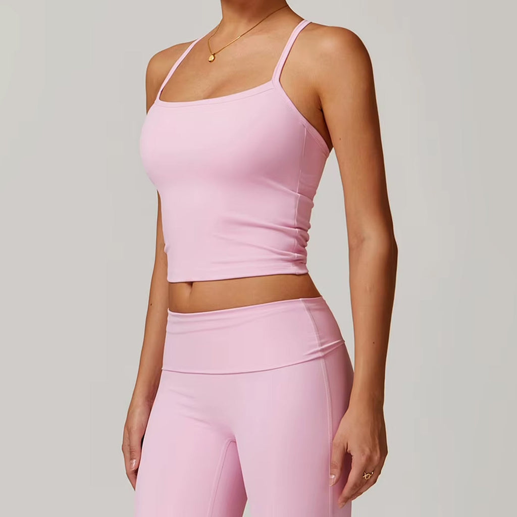 Sırt Detaylı İnce Askılı Tank Top