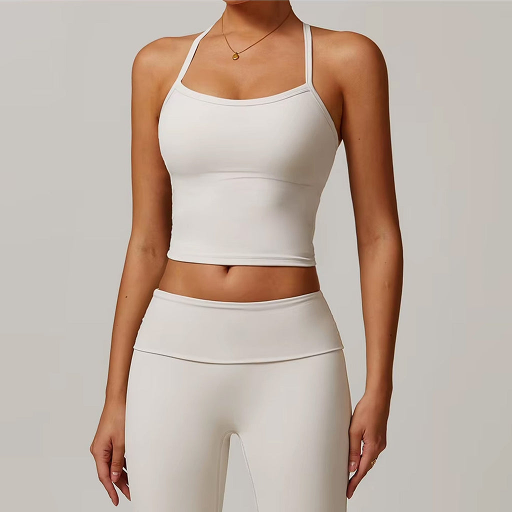 Sırt Detaylı İnce Askılı Tank Top