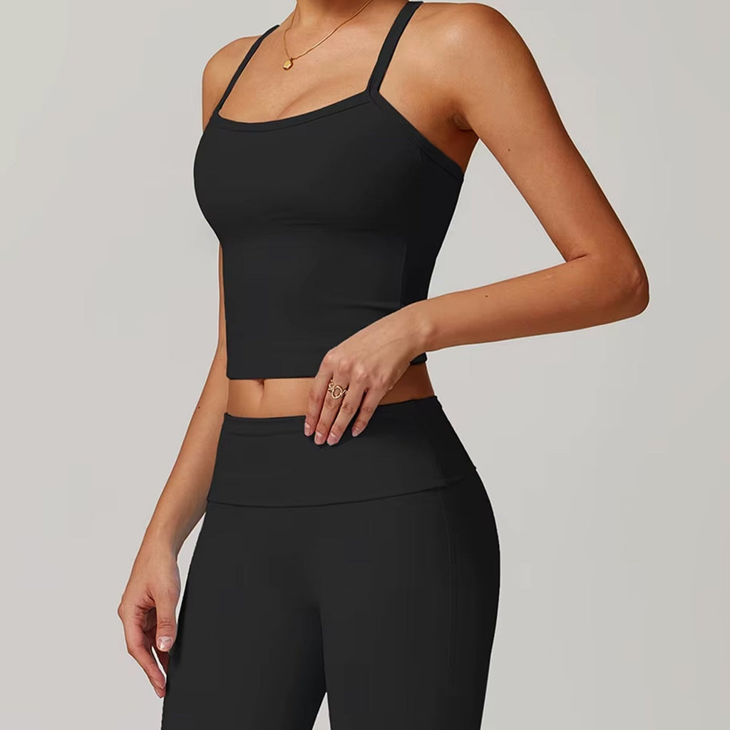 Sırt Detaylı İnce Askılı Tank Top