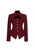 Darcy Cut-Out Kaşe Ceket
