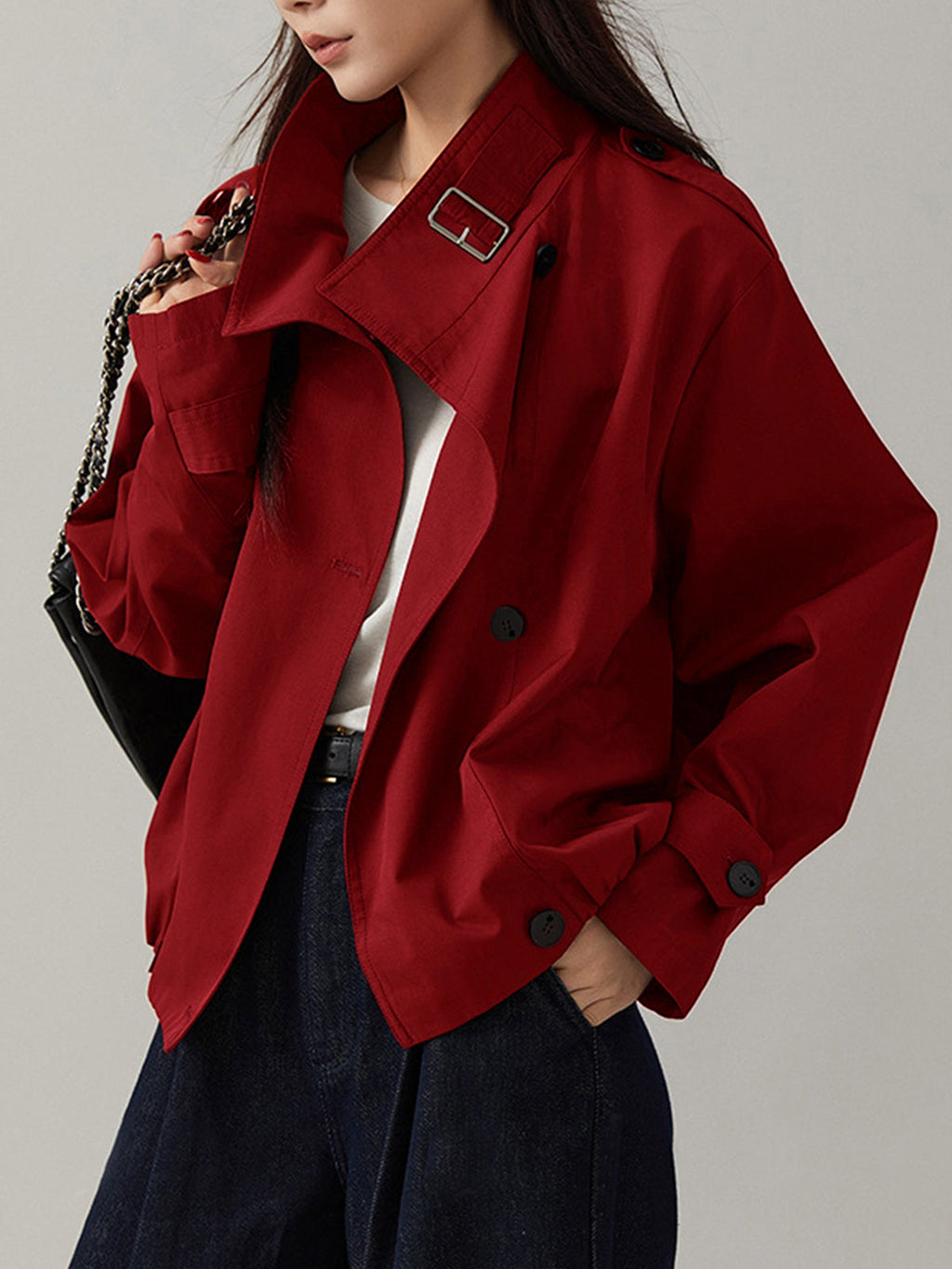 Retro trençkot mont