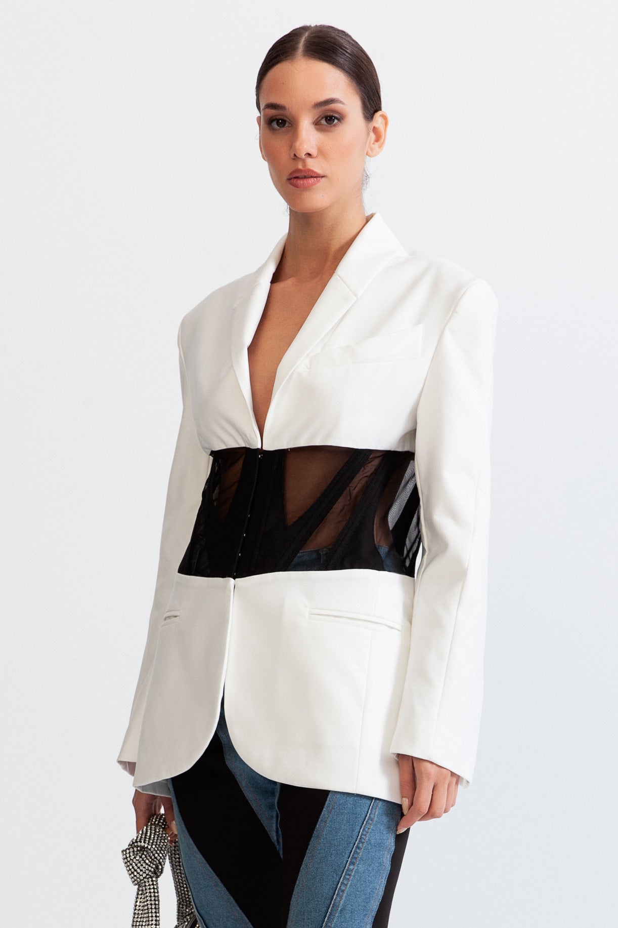 Korseli blazer ceket