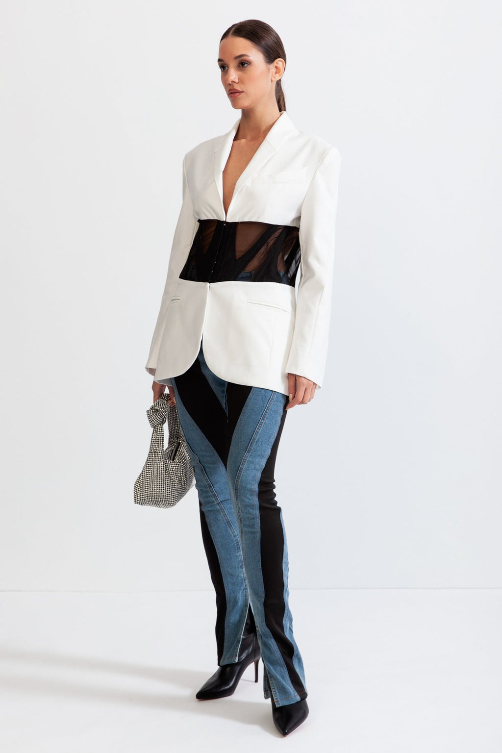 Korseli blazer ceket