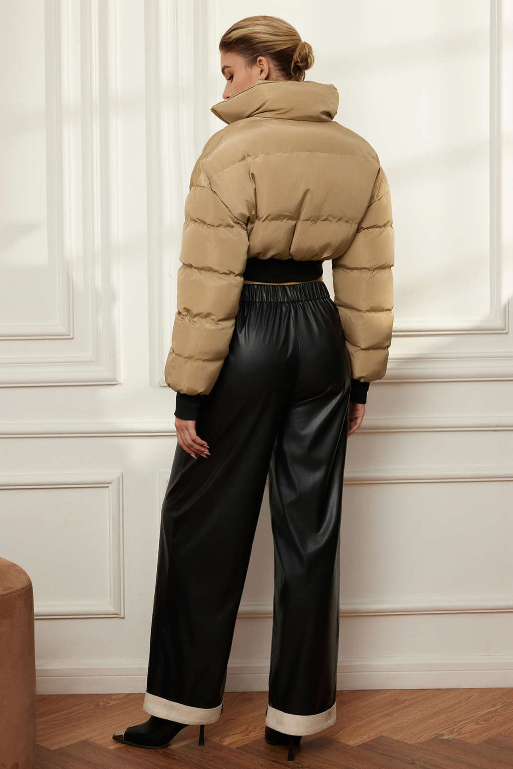 Crop Puffer Mont