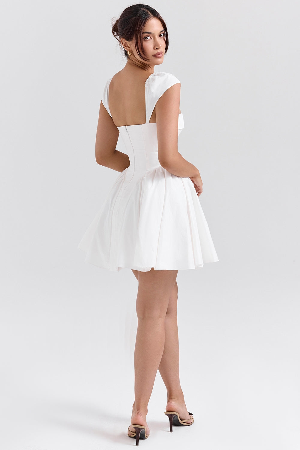 Jasmine Göğüs Cup Detay Mini Elbise