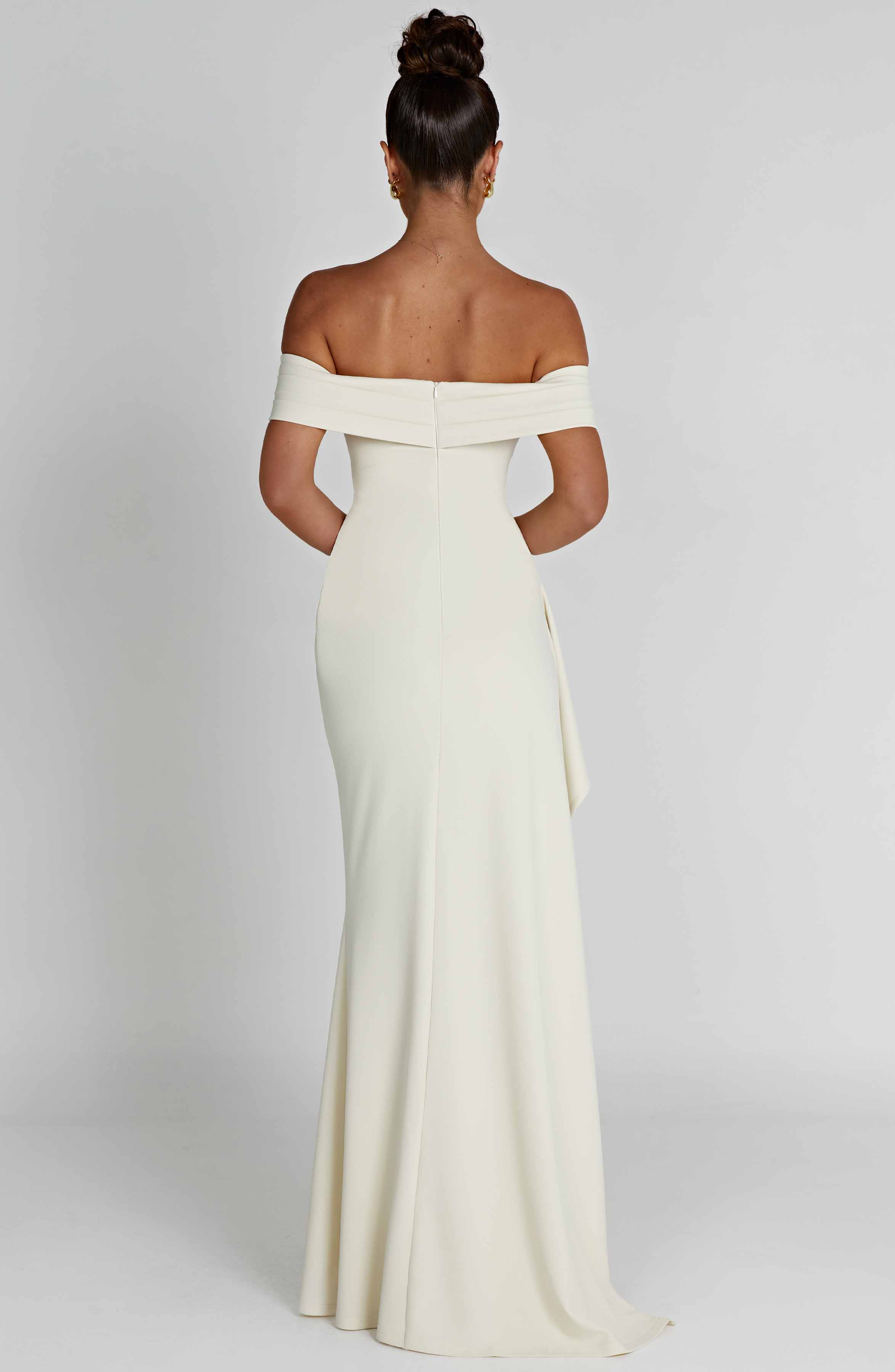 Joyce Maxi Elbise - Fildişi