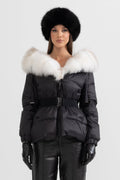 kürk yaka puffer mont