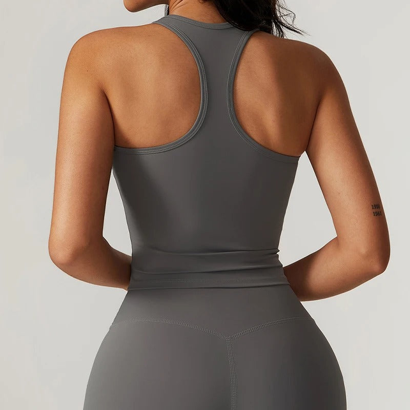 Askılı Sırt Detaylı Tank Top