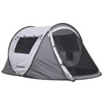 EchoSmile Camping Instant Tent, 2/4/6/8/10 Person Pop Up Tent