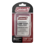Coleman Camp Soap Sheets – 25 Travel Soap Sheets