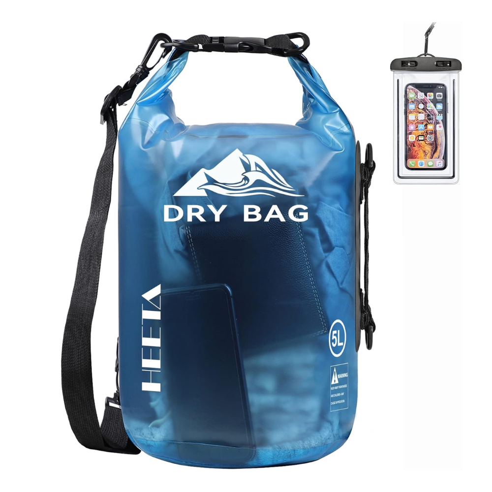 Untitled design - 2026-02-18T082601.459 HEETA Dry Bag Waterproof for Women Men, 5L/10L/20L/30L/40L Roll Top Lightweight Dry Storage - Image 1