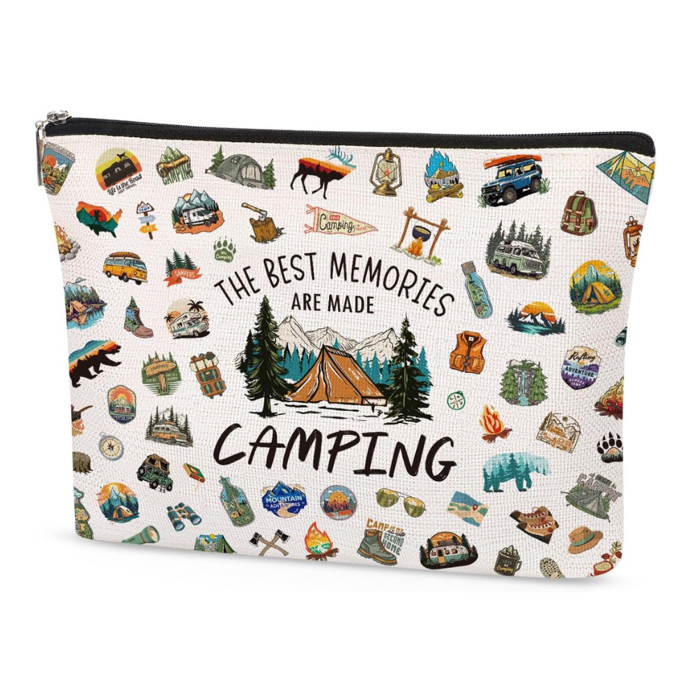 Untitled design - 2026-02-18T084309.919 Camping Gifts for Women, Camping Essentials Makeup Bag - Image 1