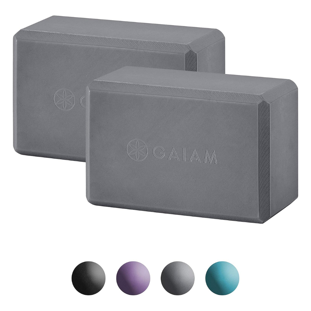 Untitled design - 2026-02-18T101225.935 Gaiam Yoga Block - Supportive Latex-Free Eva Foam - Image 1