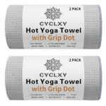 2 Pack Hot Yoga Towel with Grip Dot