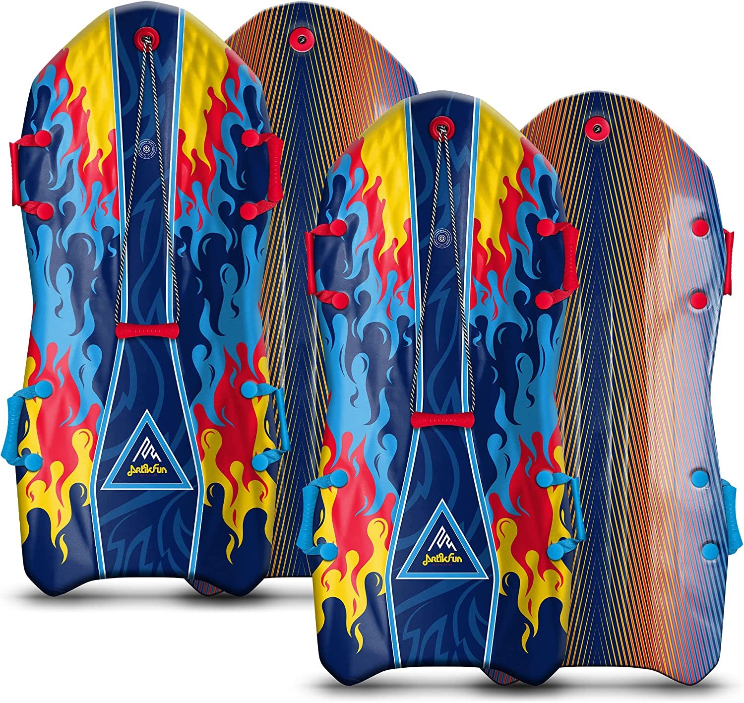 snow-sleds1.jpg Artikfun Viperrari Premium Foam Snow Sled with Sound Effect 2-Pack - Image 1